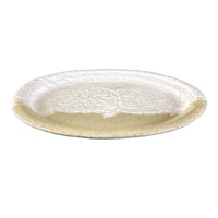 Image 3 of White Large Lace Oval Serving Platter