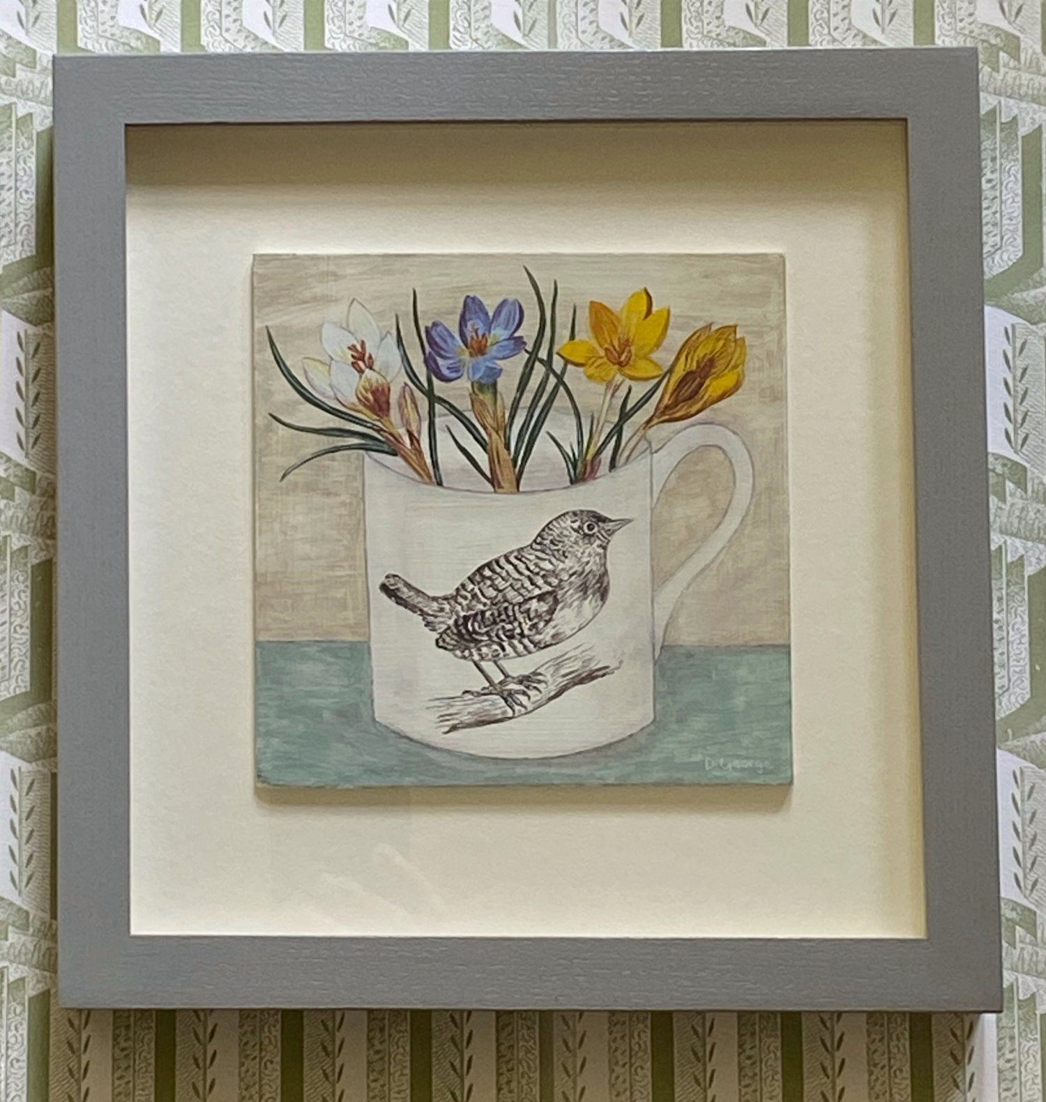 Image of Wren cup and Crocus 