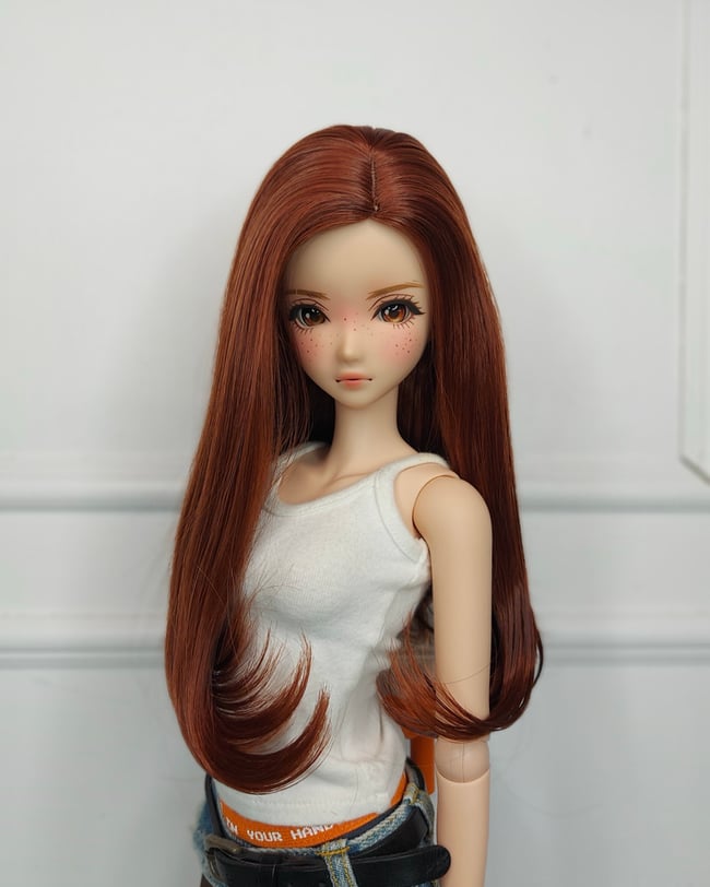 Foxy Red Mid Length Swoop