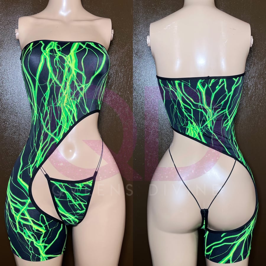 Image of Green Lightning Romper