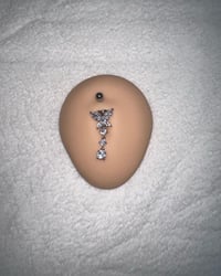 Image 2 of Boujie Butterfly Belly Piercing
