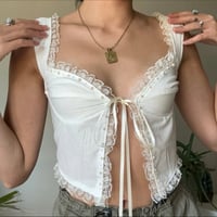 Image 2 of White “Juliet” Top