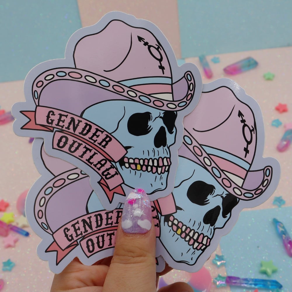 Image of Gender Outlaw Large Vinyl Sticker