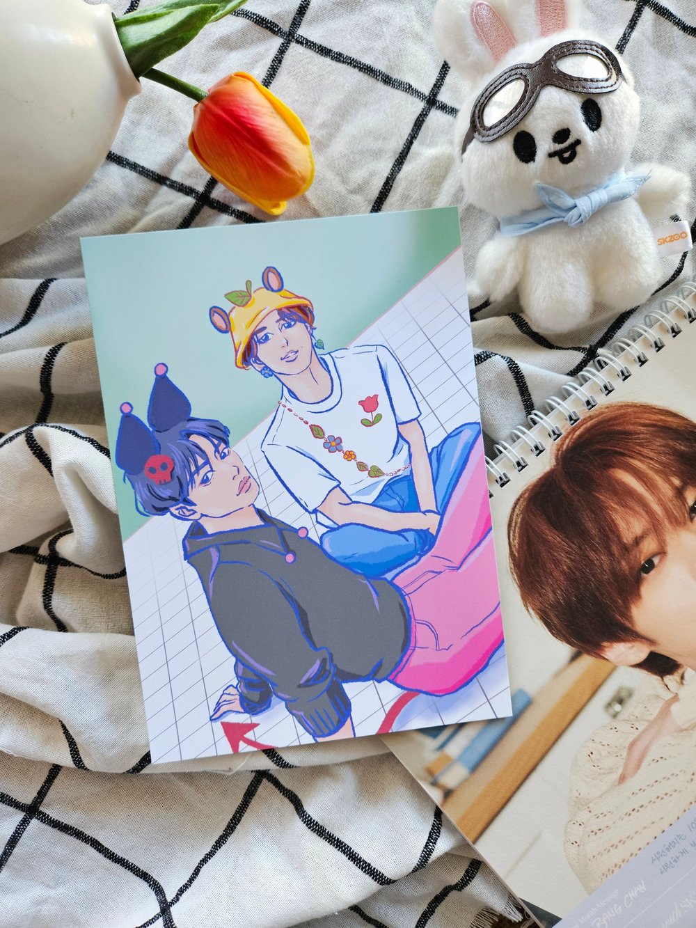 Image of MinSung 🐰🐿 Mini Print