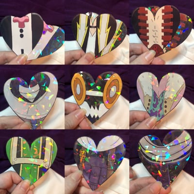 Image of Hero Students Heart Stickers 