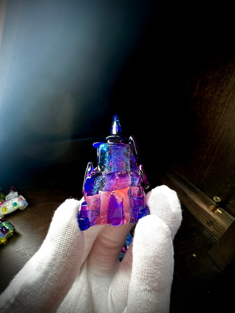 Image of From the case-Molten aura colors/cropal pendant 