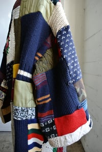 Image 3 of Upcycled Patchwork Kimono coat