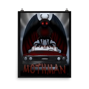Mothman 1960s Poster (Original Colors)
