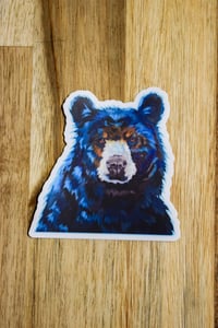 Image 2 of Black Bear & Bison Head Stickers