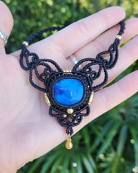 Image 2 of Labradorite Scrolls Choker