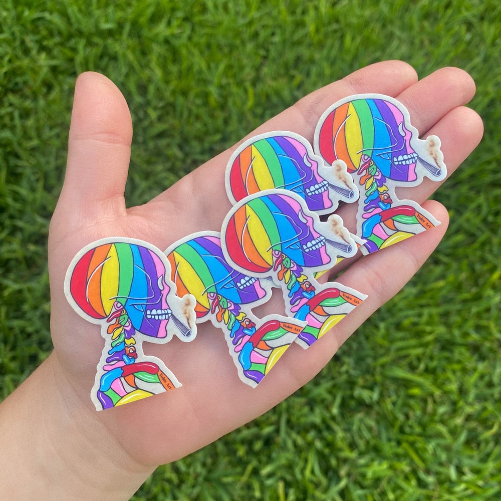 Image of Taste the rainbow stickers 