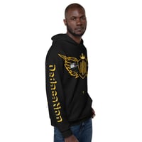 Image 3 of Black and Yellow Unisex Hoodie