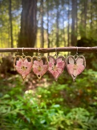 Image 1 of Heart of Larkspur Earrings 