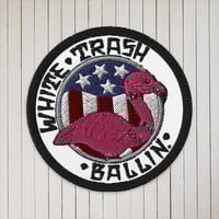 WTB Flamingo Embroidered patch 3"