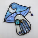 Large Dreamy Cottage- Blue/Lilac 