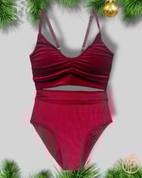 Image 6 of Festive collection - Velvet Vixon Set - Green