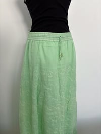 Image 2 of 00s Green maxi skirt // 40