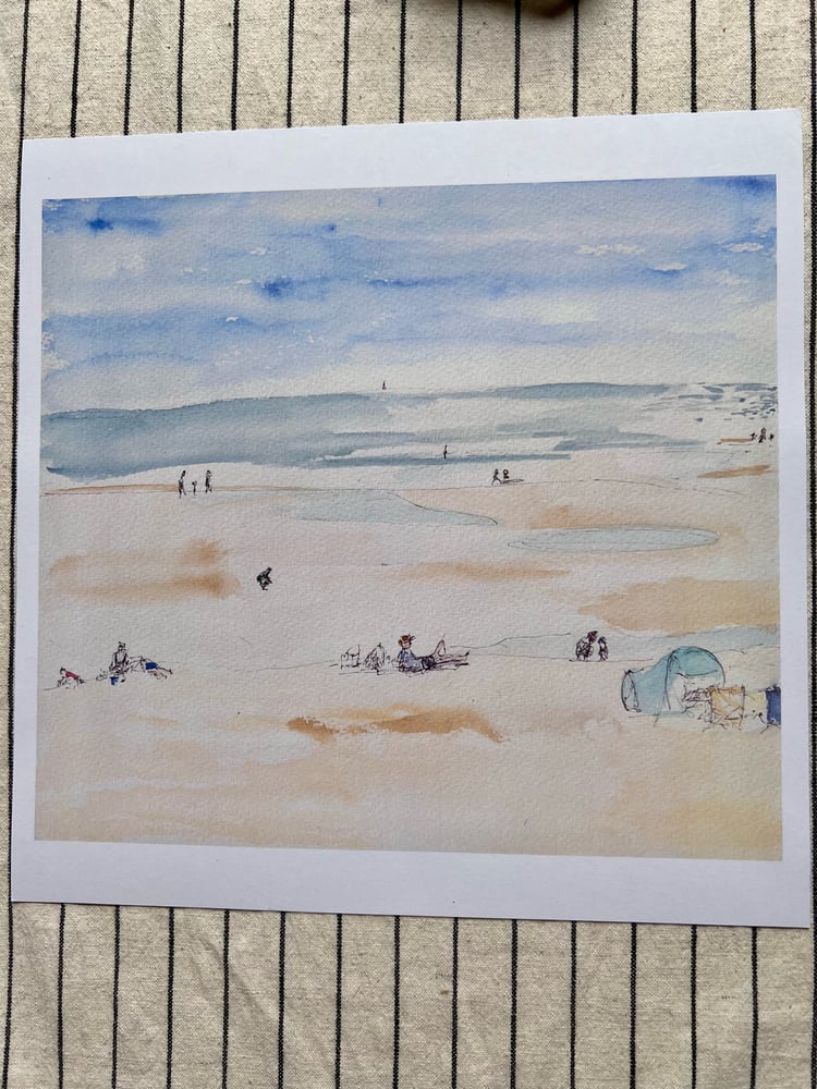 Image of Blåvand Beach diptych