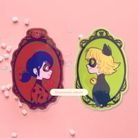 Image 1 of Spots & Claws | Clear Vinyl Stickers 
