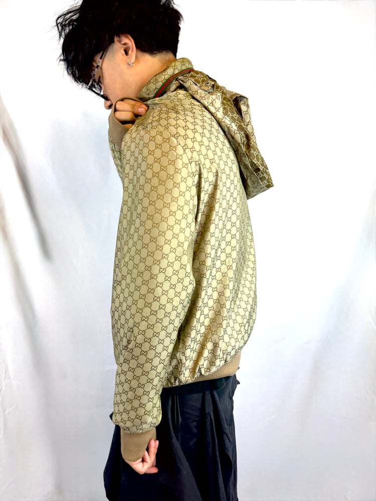 Image of Gucci 2009 Silk Monogram Jacket
