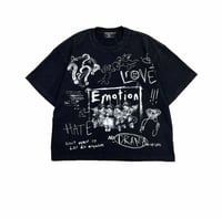 Image 1 of BLACK CHAOS TEE