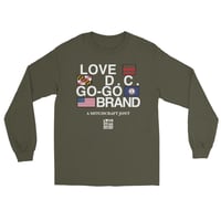 Image 5 of LOVEDCGOGO "A MITCHCRAFT JOINT" Dark Men’s Long Sleeve Shirt (see color options)