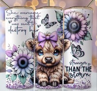 Stronger than the strong cow 20oz tumbler