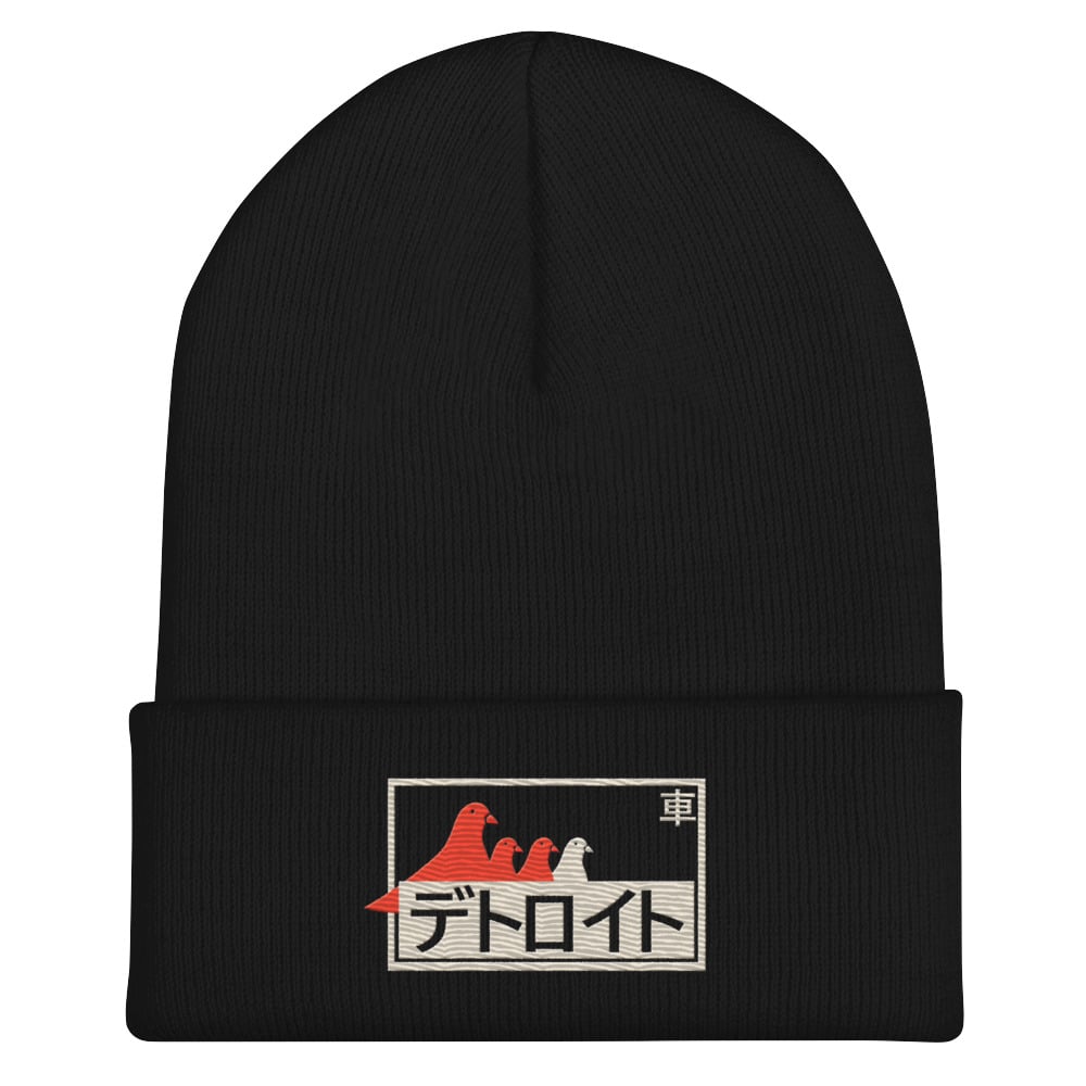 Image of Young Pigeon Katakana Detroit Beanie
