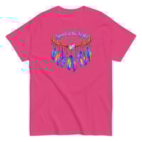 Image 12 of Spirit Of The Wild Western Antlers Feathers Boho Tee
