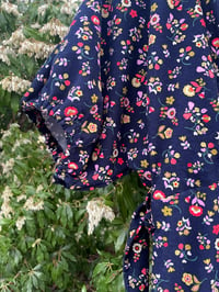 Image 4 of 50% off SAMPLE SALE / MEDIUM Holly Stalder Floral Corduroy Jumpsuit 