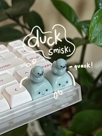 Image 1 of Smiski duck keycap 🦆🪷