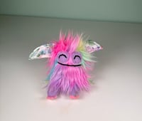 Image 1 of Weighted Mini Critter Monster - Neon Patch Fur