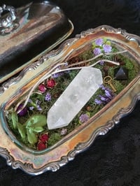 Image 3 of Antique Butter Dish Crystal Garden