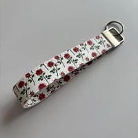 Image 3 of Rose Faux Leather Wristlet 