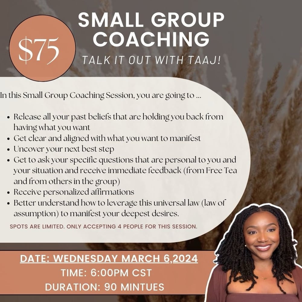 Image of Small Group Coaching-March 6th