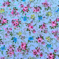 Image 3 of Made to Order - 'Matilda' Ditsy Pink, Blue, & Yellow Floral Bunches Vintage Style Eiderdown