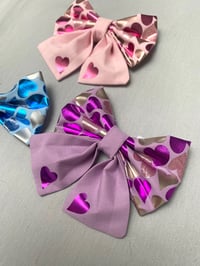 Image 4 of I Heart You, Metallic and Shimmer Bow Ties / Sailor Bows