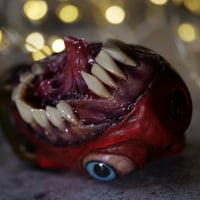 Image 17 of Mini Bic lighter sleeve-The Visceral Grin, Egg Of The King - Handcrafted OOAK