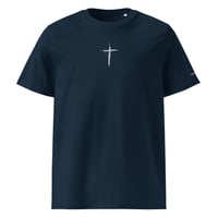 Image 2 of Embroidered "Layered Cross" t-shirt