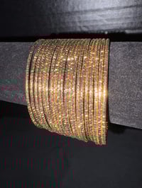 Plain gold bangles 
