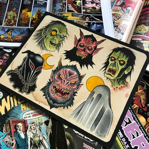 Image of Halloween Monster 2 Sheet Flash Set by Eli Wood