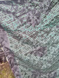 Image 18 of Kimono and cami top Set-dark green and black grey