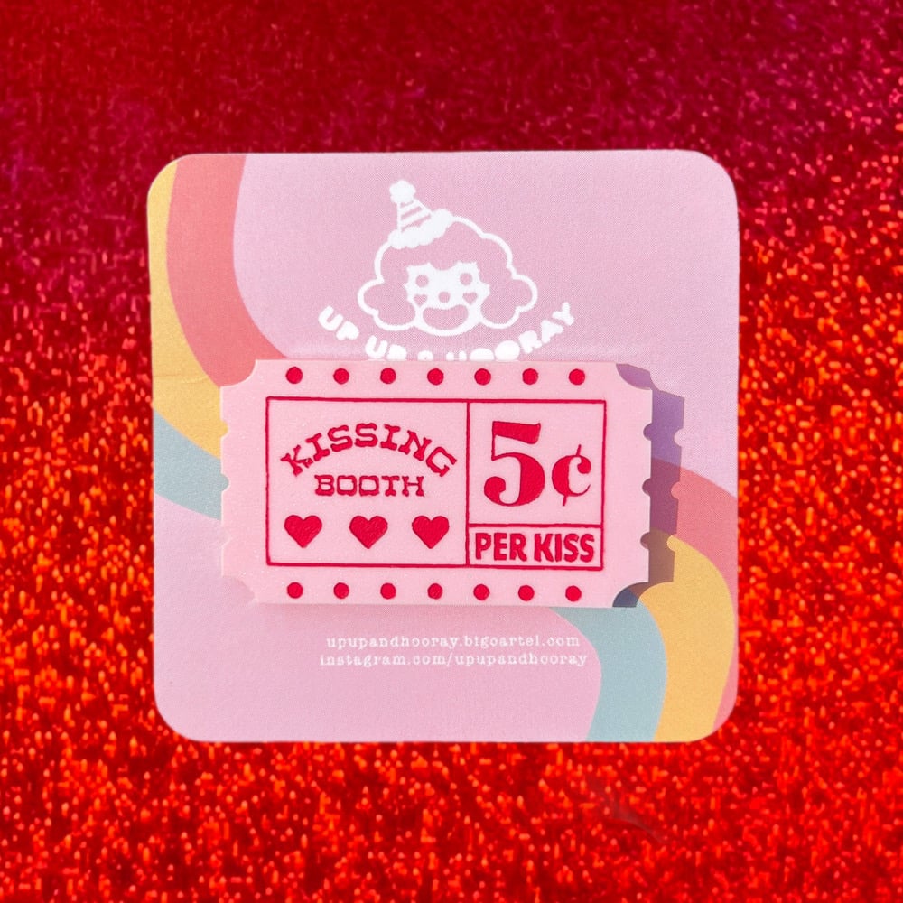 Image of Kiss Ticket Pin