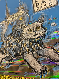 Image 3 of Dark Lord Day 2025 Laser Cats foil edition