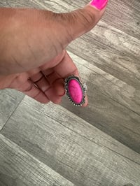 Image 2 of Pink stone ring