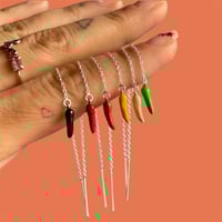 Image 1 of chili thread earring 