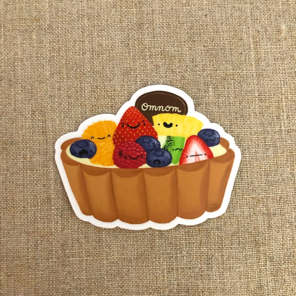 Image of fruit tart sticker 