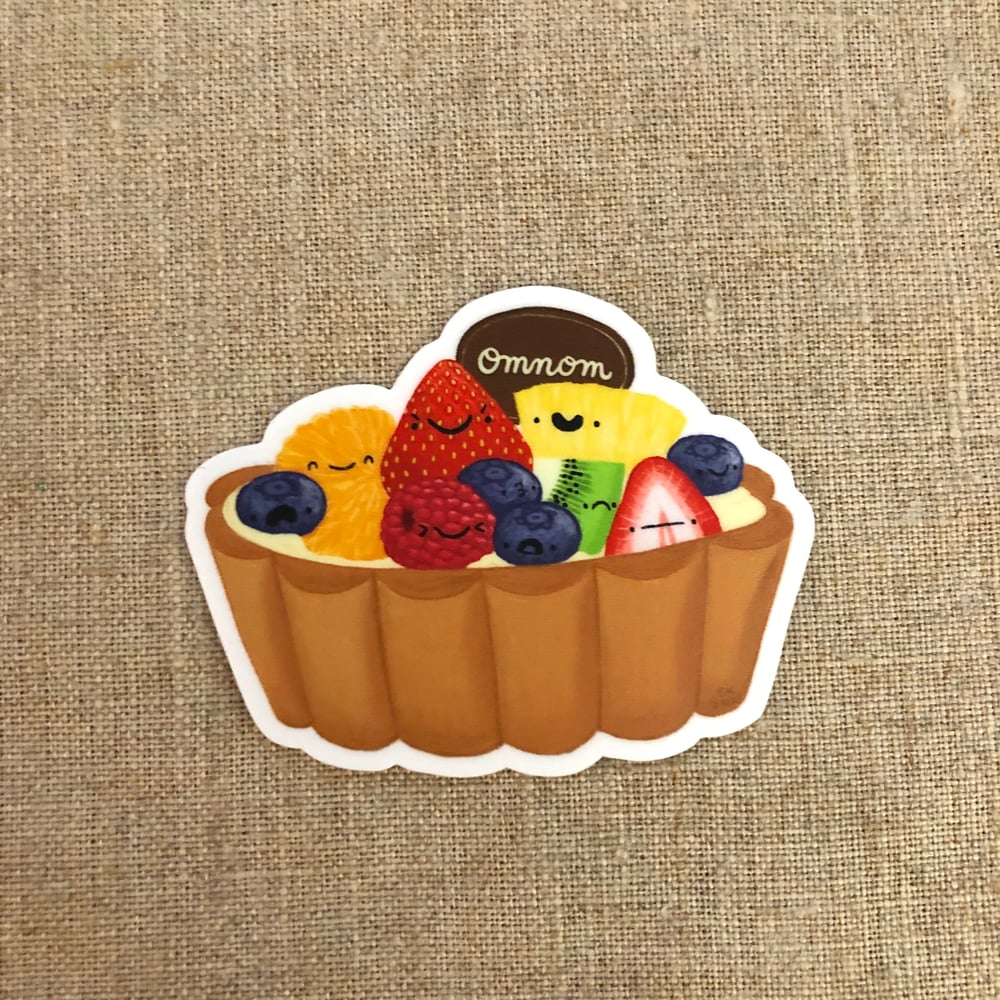 Image of fruit tart sticker