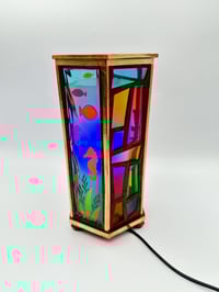 Image 2 of Hexagon Fish Tank Table Lamp