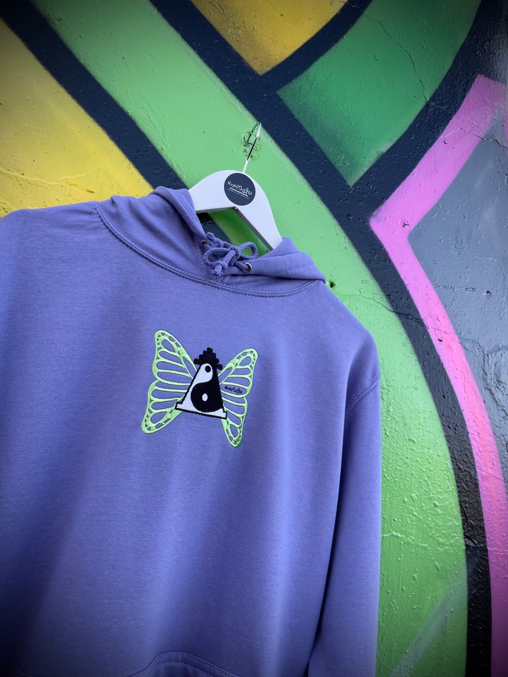Image of Violet Butterfly Hoody